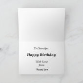 Tekst wijzigen Naam toevoegen Stoomtrein Happy Bir Kaart (Binnen)