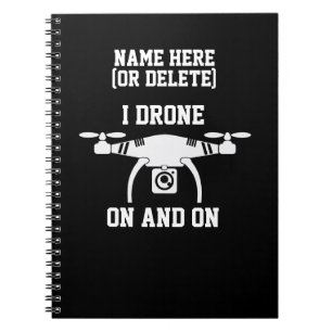 Tekst wijzigen of Naam toevoegen, ik drone aan en  Notitieboek