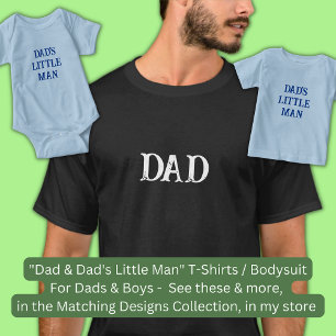 Tekst wijzigen / Titel - "DAD" - Aanpassing van va T-shirt