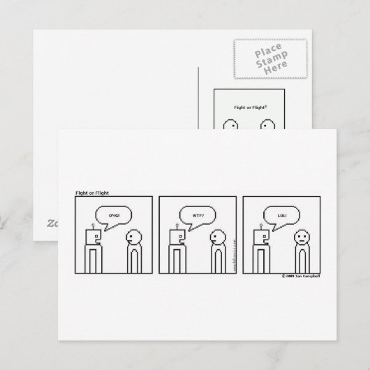 tekstbericht briefkaart (Voorkant / Achterkant)