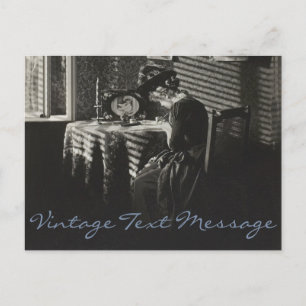  tekstbericht Vrouw Schrijven Brief Briefkaart