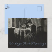  tekstbericht Vrouw Schrijven Brief Briefkaart (Voorkant / Achterkant)