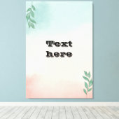 Tekstcanvas Canvas Afdruk (Insitu (Houten vloer))