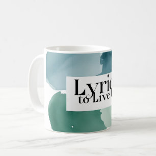 Teksten om naar te leven 3 koffiemok