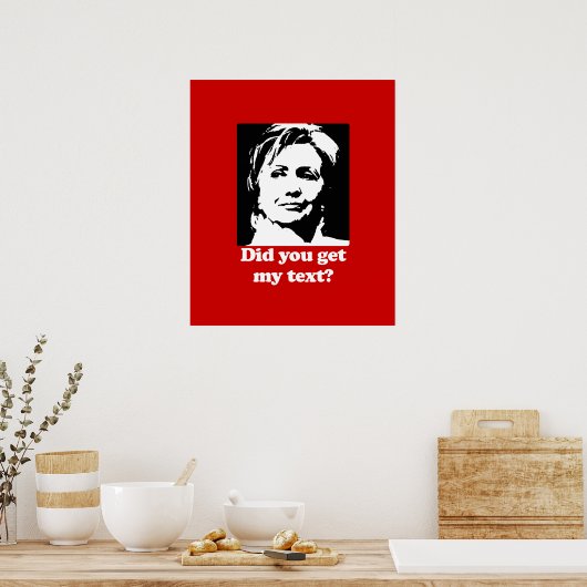 Teksten van Hillary Poster (Keuken)