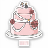 Tekstgebak cartoon sticker (Voorkant)