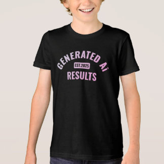 Tekstkunst T-shirt met eenvoudig en schoon ontwerp