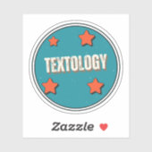 Tekstologie Sticker (Vel)
