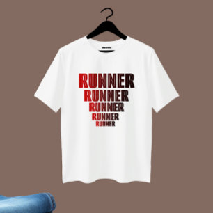 Tekstontwerp over sport T-Shirt