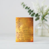 Tekstontwerp - Verticaal luxe Visitekaartje (Staand voorkant)