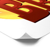 tekstontwerp voor bbq-vlam poster (Hoek)