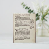 Tekstpagina Oude Testament Briefkaart (Staand voorkant)