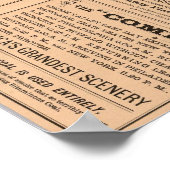 Tekstpagina van de Lehigh Valley Railroad Poster (Hoek)