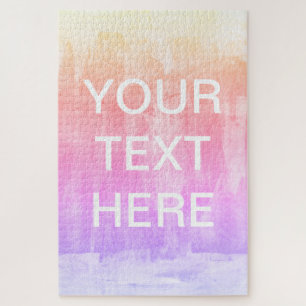 TekstSjabloon toevoegen   Kleurrijke gradiëntachte Legpuzzel