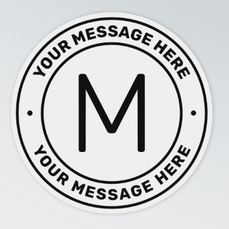 tekstSjabloon | Transparantie Sticker