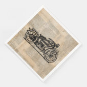  tekststijl voor motorfietsen servet (Hoek)