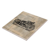  tekststijl voor motorfietsen tegeltje (Zijkant)