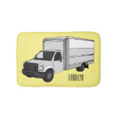 Tekstvak cartoon badmat (Voorkant)