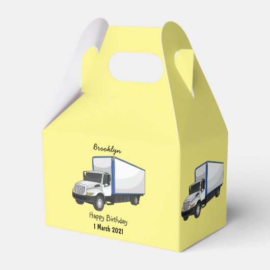 Tekstvak cartoon bedankdoosjes (Voorkant Zijde)