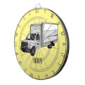 Tekstvak cartoon dartbord (Voorkant Rechts)