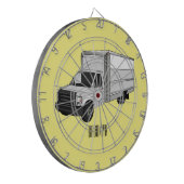 Tekstvak cartoon dartbord (Voorkant Links)