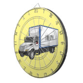 Tekstvak cartoon dartbord (Voorkant Rechts)