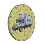 Tekstvak cartoon dartbord (Voorkant Links)