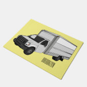 Tekstvak cartoon deurmat (Schuin)