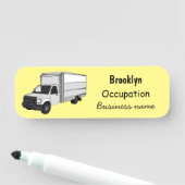 Tekstvak cartoon naamplaatje (In situ)