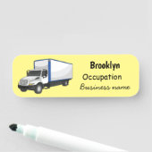 Tekstvak cartoon naamplaatje (In situ)