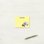 Tekstvak cartoon post-it® notes (Op bureau)