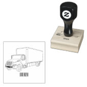 Tekstvak cartoon 	rubberstempel (Gestempeld)