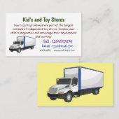 Tekstvak cartoon visitekaartje (Voorkant / Achterkant)