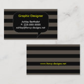 Tekstwolkje Visitekaartje (Voorkant / Achterkant)