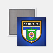 Tel Aviv Flag Magneet (Voorkant / Achterkant)