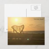 Tel Aviv, Israël Briefkaart (Voorkant / Achterkant)