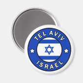 Tel Aviv Israel Magneet (Voorkant / Achterkant)