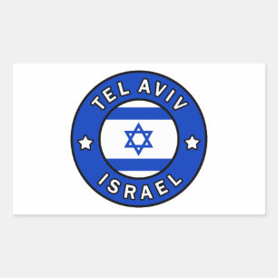 Tel Aviv Israel Rechthoekige Sticker