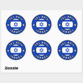 Tel Aviv Israel Ronde Sticker (Vel)