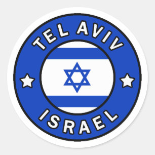 Tel Aviv Israel Ronde Sticker