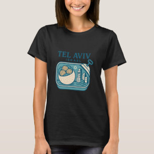Tel Aviv Israël Souvenir Israëlisch eten en reis D T-shirt