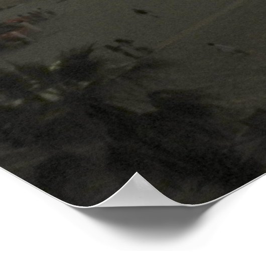 Tel Aviv Sunset Poster (Hoek)