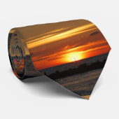 Tel Aviv Sunset Stropdas (Opgerold)