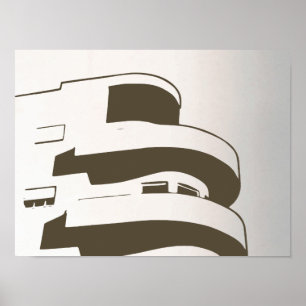 Tel Aviv "Ville blanche" Poster