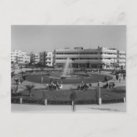 Tel Aviv's Dizengoff Circle in de jaren dertig