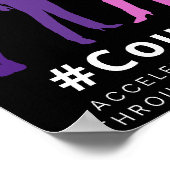 Tel haar op Internationale Vrouwendag Poster (Hoek)