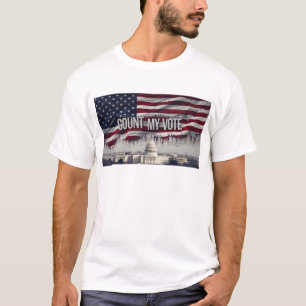 TEL MIJN STEM Mannen T-Shirt