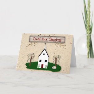 Tel Uw Kaart van de Nota van Zegen