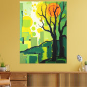 Tela de paisagem canvas afdruk (Insitu (Woonkamer))