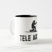 Tele Addict Tweekleurige Koffiemok (Voorkant links)